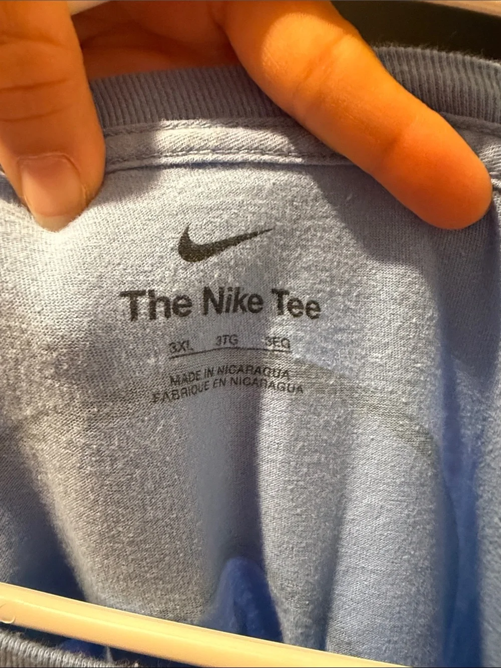 Nike Light Blue Wrigleyville Graphic Short Sleeve Tee - Men